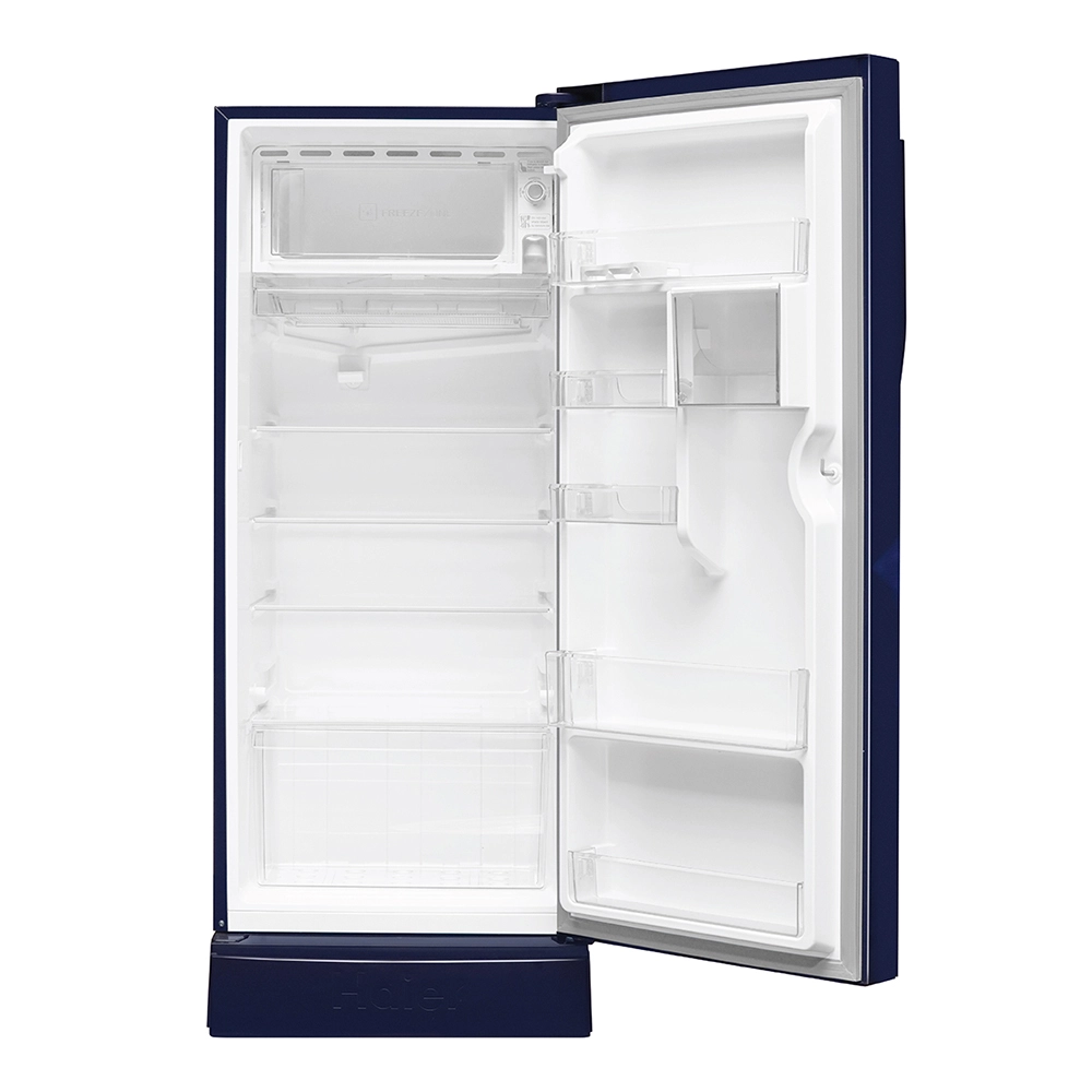 Haier 190L 3 Star Direct Cool Single Door Refrigerator with Toughened Glass Shelf - HRD-2103PMD-P